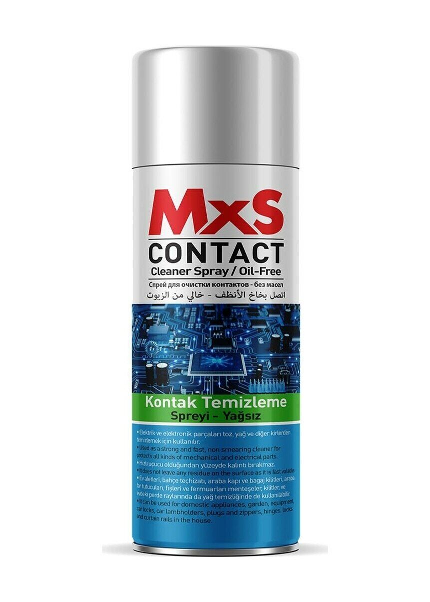 Mxs Elektronik Kart Devre Kontak Temizleyici Sprey Yağsız 400 ML 1 Adet