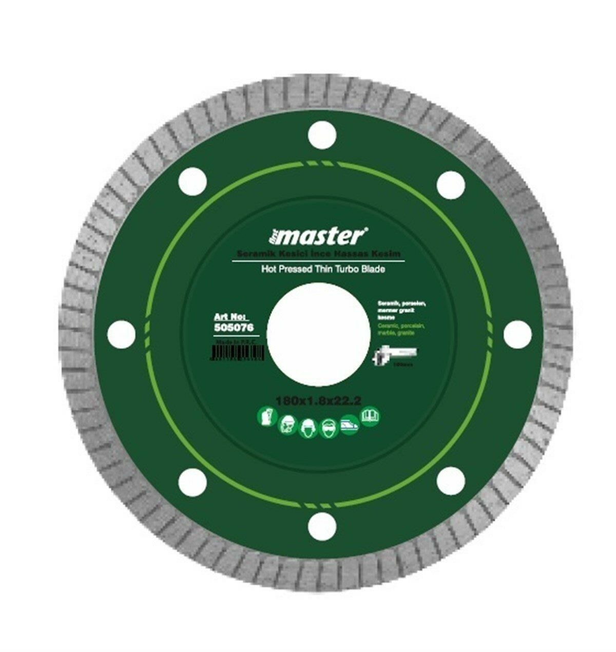 Master Seramik Fayans Kesici Disk 180 mm