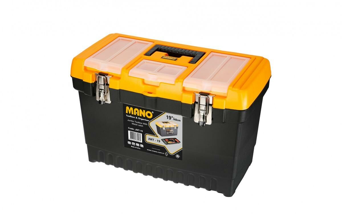 MANO JMT-19 JUMBO METAL KİLİTLİ TAKIM ÇANTASI 19'' / 48 cm
