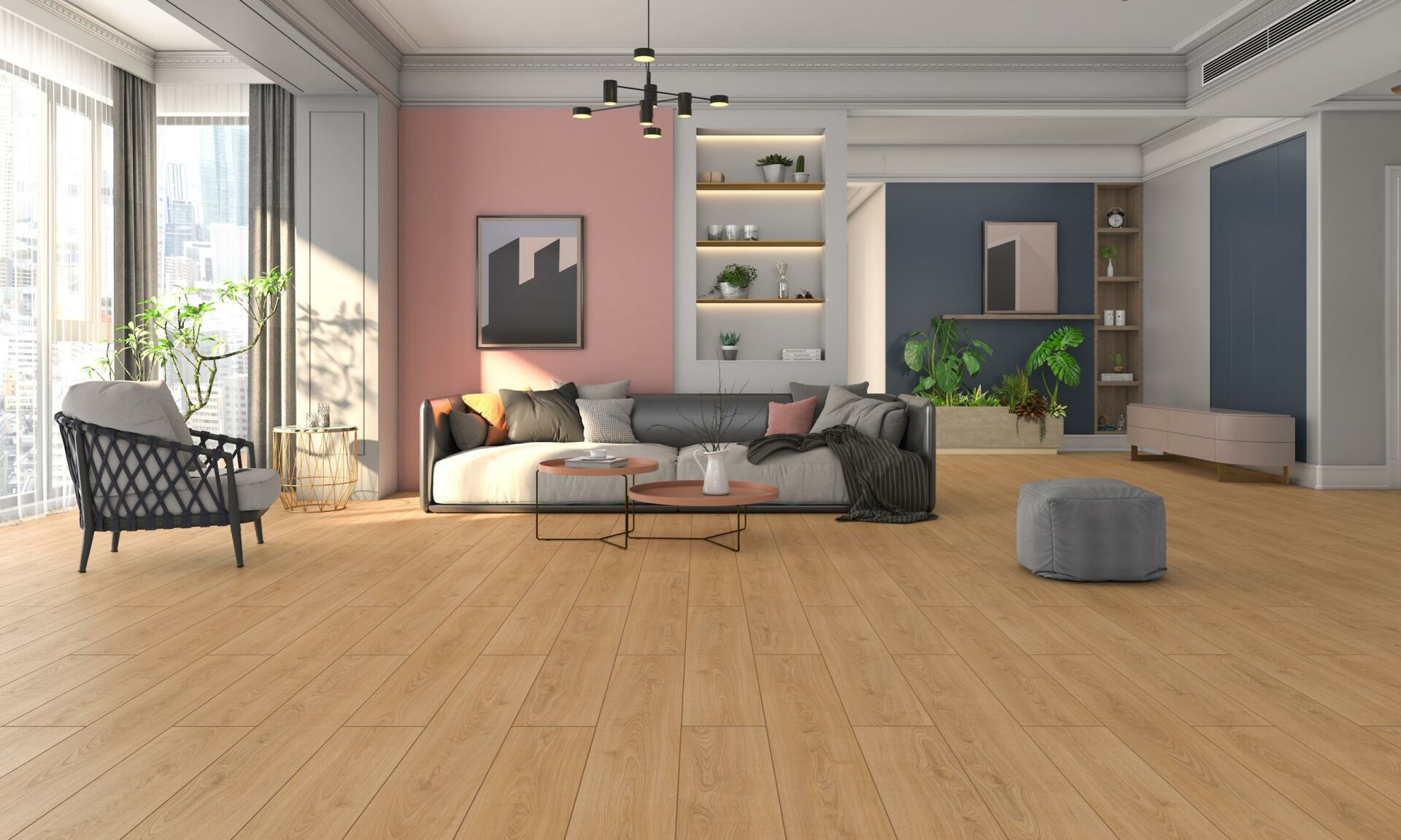 FloorPan Urban Pekin 8mm 32. Sınıf Dört Tarafı Derzli Laminat Parke