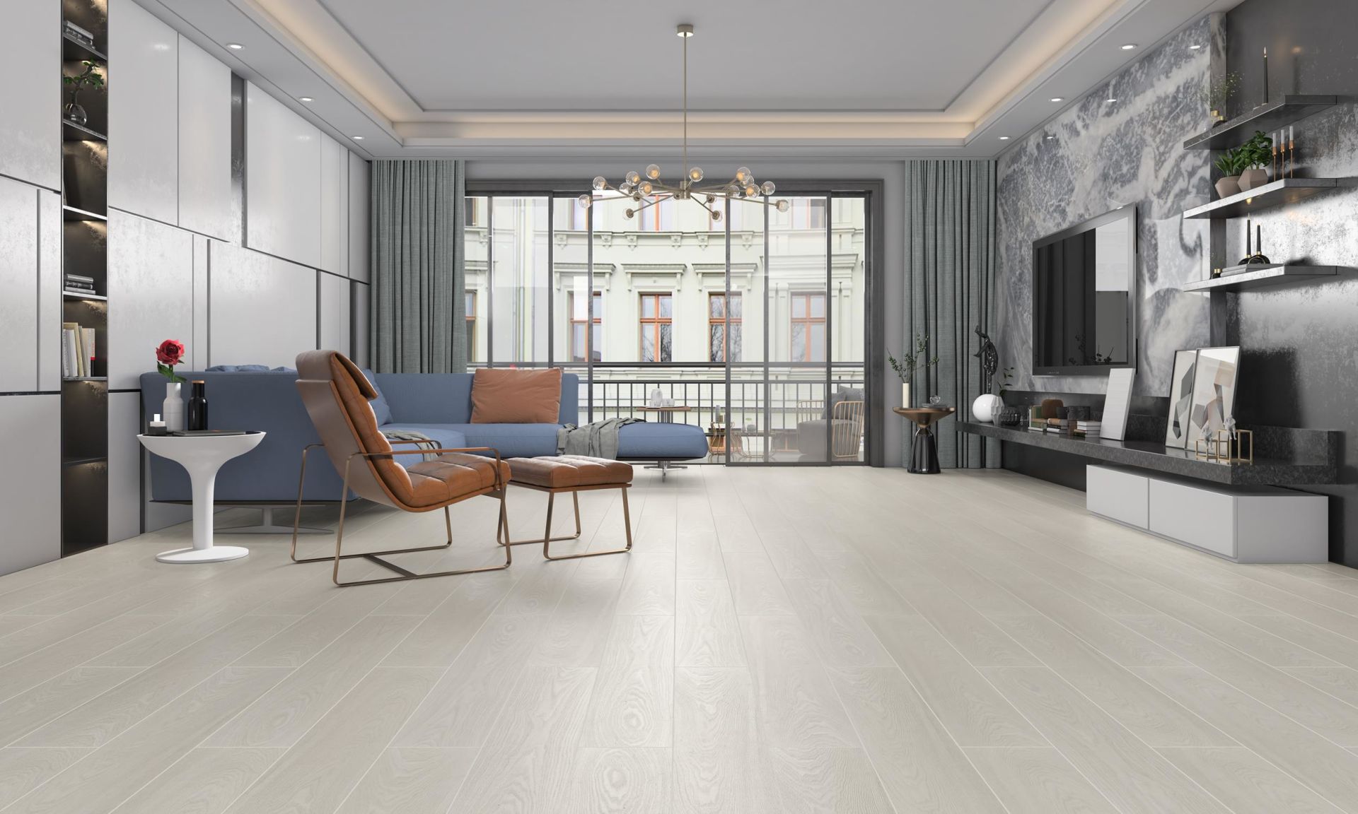 FloorPan Urban Los Angeles 8mm 32. Sınıf Dört Tarafı Derzli Laminat Parke
