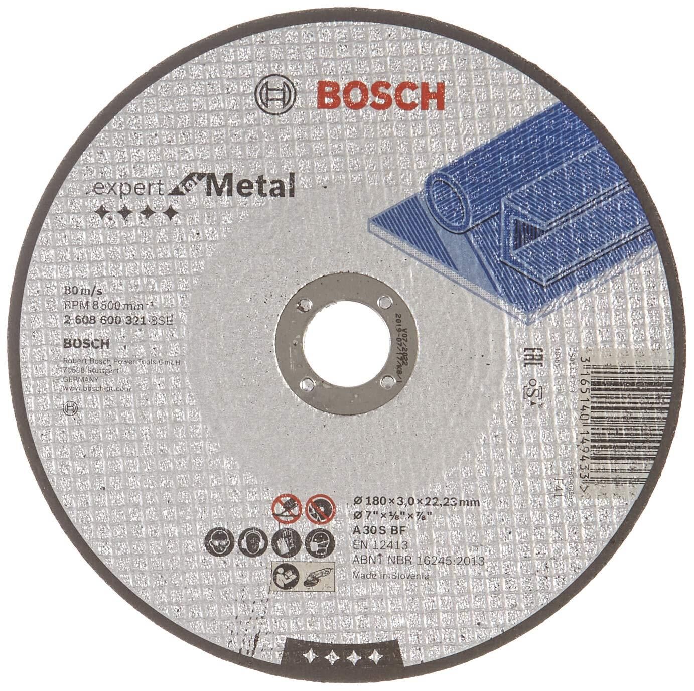 Bosch Metal Kesici Disk 180 mm A 30 S BF