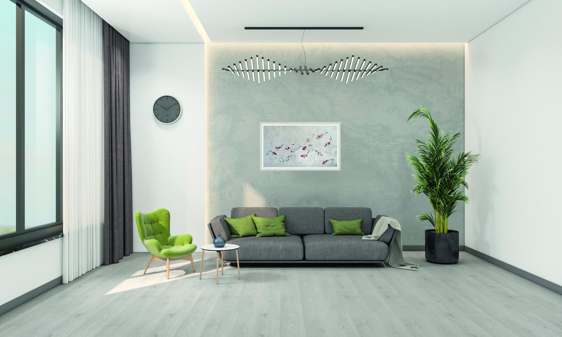 Floorpan Classic Opak Meşe Laminat Parke 8 mm