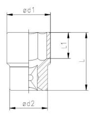 İzeltaş Altı Köşe Lokma Anahtar Ucu 12 mm 1/2 - 1113 06 1012