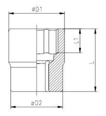 İzeltaş Oniki Köşe Lokma Anahtar 1/2 1''-1/8'' 1413 06 1029