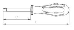 İzeltaş 1/4'' Derin Lokma Tornavida Adaptörü