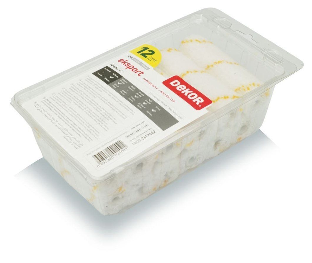 DEKOR 2100 EKSPORT PARMAK RULO YEDEK 12 Lİ PAKET