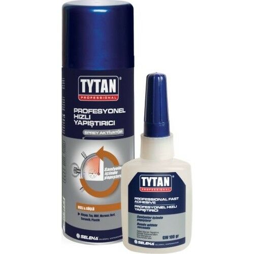 Tytan Professional Hızlı Yapıştırıcı Jel 100 gr + Sprey 400 ml