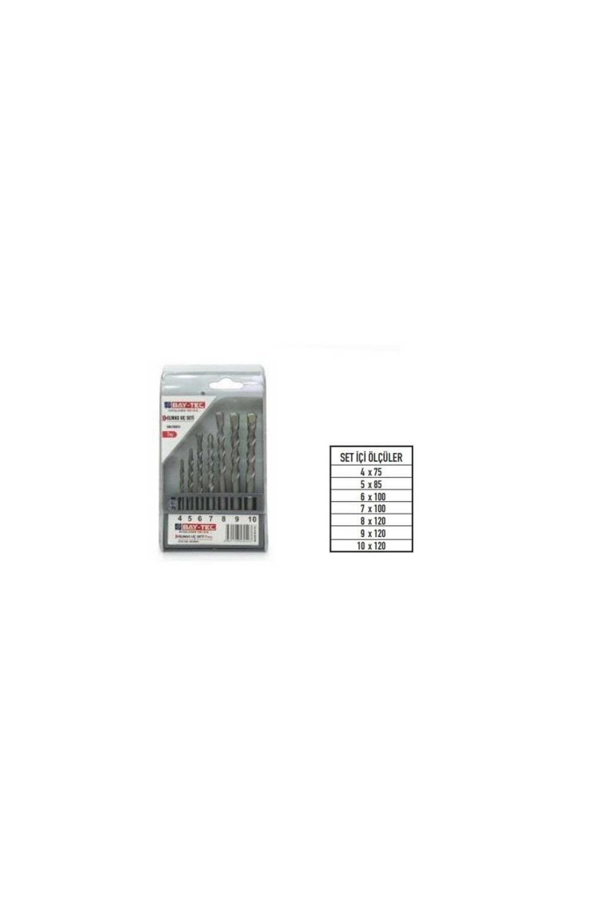 Bay-Tec Mu1801 Elmas Uç Seti 7pcs