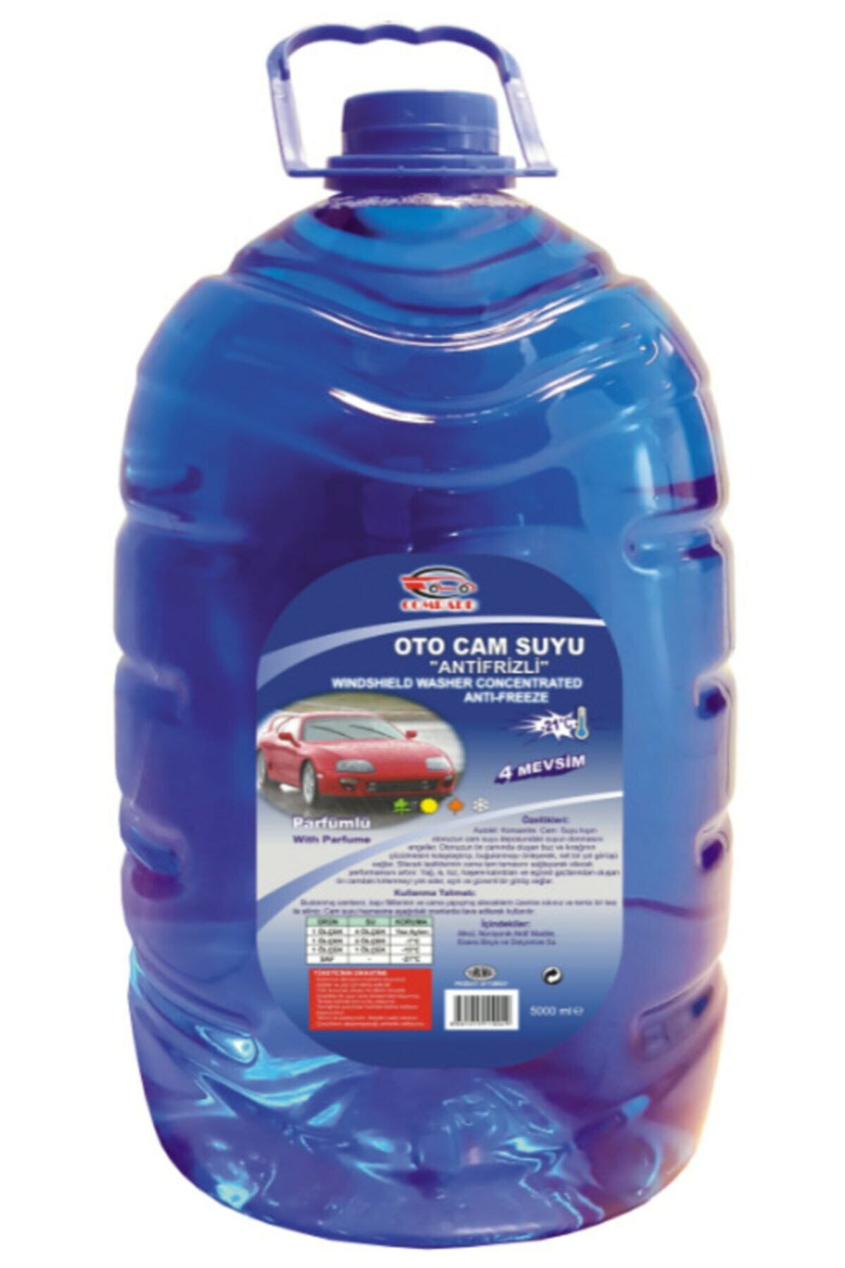 Antifirizli Oto Cam Suyu (5 Litre)