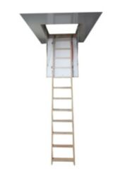 Ahşap Katlanır Çatı Merdiveni 60 X 120 Cm