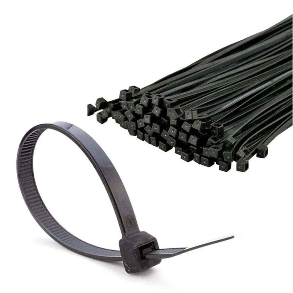 4.8  X 380 MM SİYAH 38 CM KABLO BAĞI CIRT KELEPÇE 100 lü
