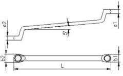 İzeltaş Yıldız İki Ağız Anahtar 12*13 mm - 0430 03 1213