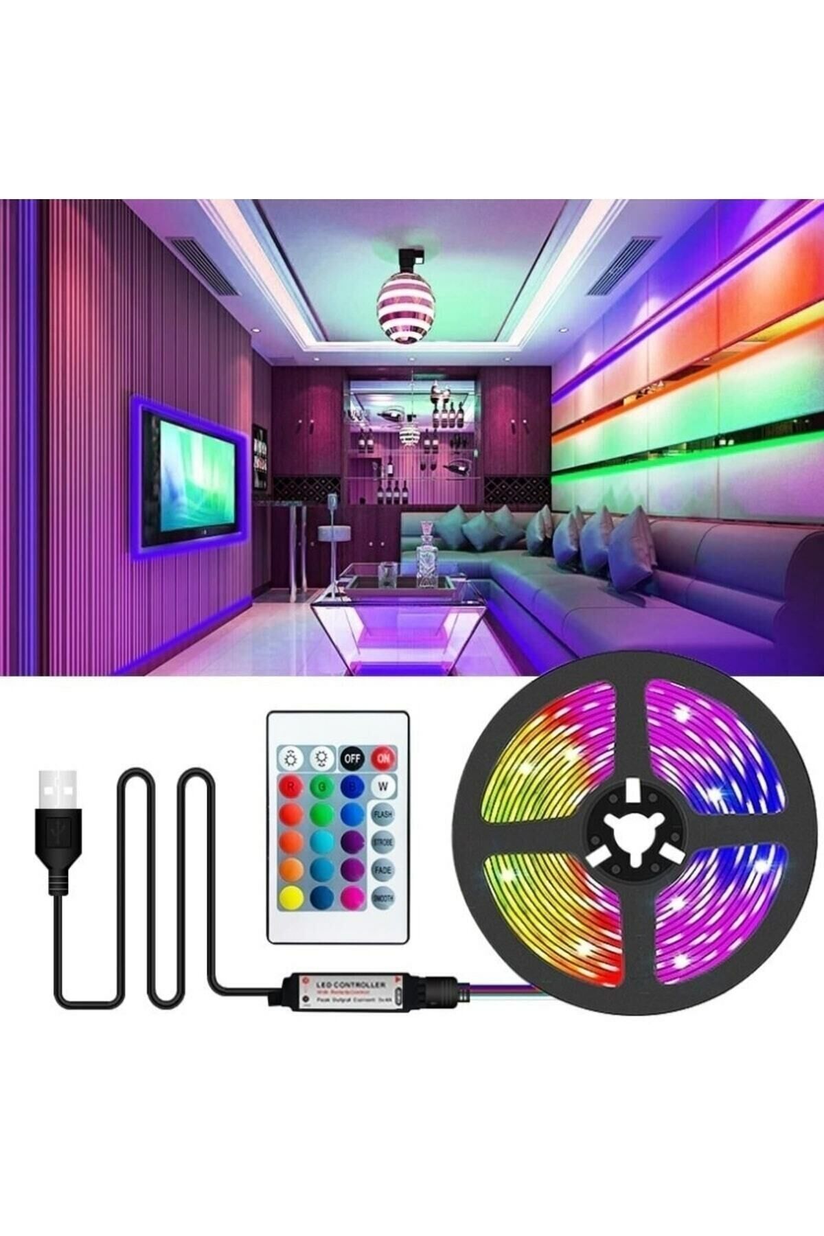 CATA 3 Metre Usb Tv Led Rgb Ct-4566