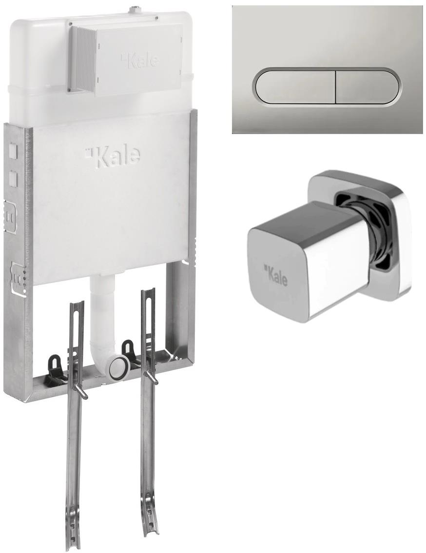 VERSUS GÖMME REZERVUAR SET MAT KROM CAPSULE+V200 S.V.