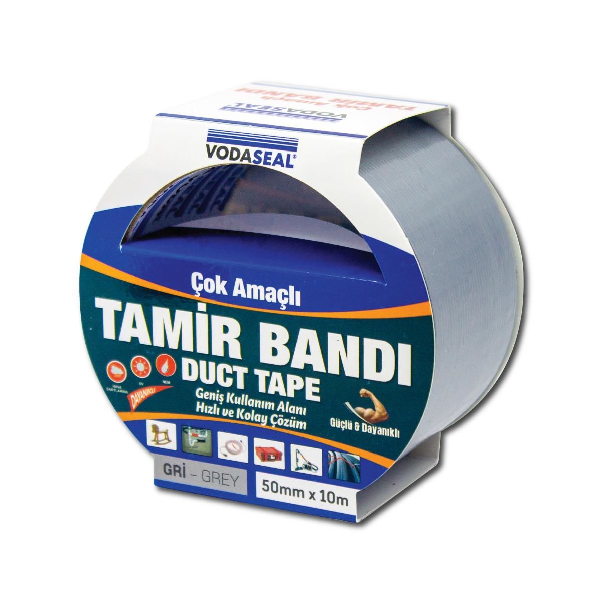 Vodaseal Tamir Bandı Gri 50 mm x 10 metre
