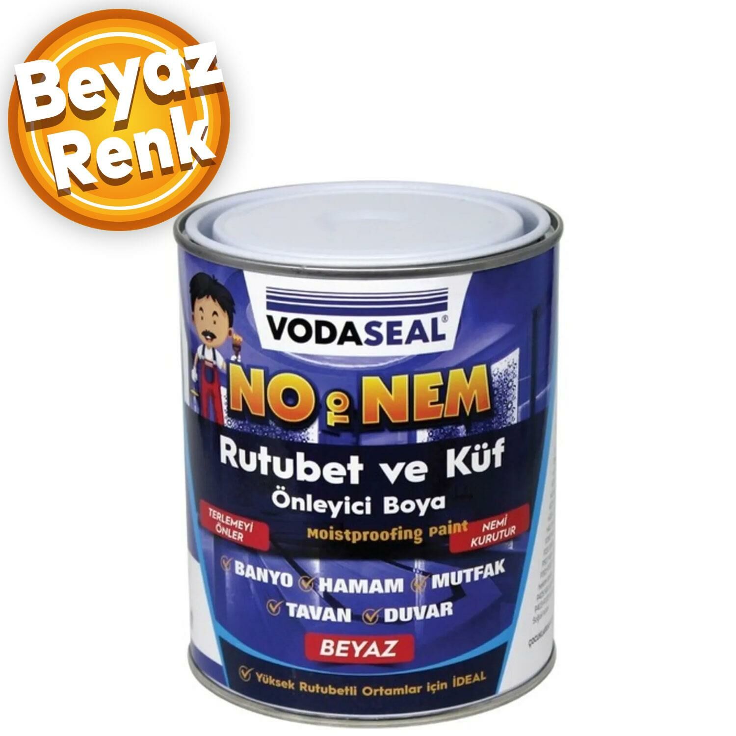 Vodaseal No Nem Rutubet Küf Terleme Önleyici Boya 1 Kg